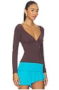 view 2 of 4 Oisin Top in Chocolate