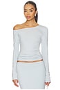 view 1 of 4 Adrira Top in Powder Blue