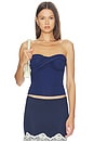 view 1 of 4 TOP TUBO IZZY in Navy Blue