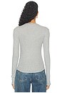 view 4 of 4 TOP MANGA LARGA SIMON  in Heather Grey