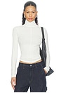 view 1 of 4 TOP CUELLO VUELTO MADS  in White