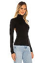view 3 of 5 Margaux Turtleneck Top in Black