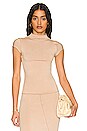 view 1 of 4 Reese Merrow Top in Beige