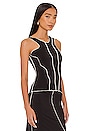 view 2 of 5 Yamilet Merrow Tank in Black
