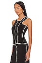 view 3 of 5 Yamilet Merrow Tank in Black