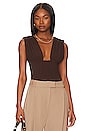 view 1 of 5 Mio Bodysuit in Chocolate