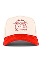 view 2 of 4 Are You Aware Yet Hat in Red & White