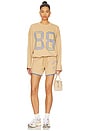 view 5 of 6 Angel Track & Field Vintage Sweatshorts in Latte