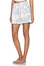 view 3 of 6 How Are You Really? Sweatshorts in Blue & White