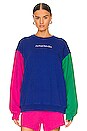 view 1 of 4 PRIDE Color Block Crewneck in Multi