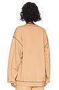 view 3 of 4 THE MAYFAIR ART CLUB You're the Inspiration Crewneck in Tan