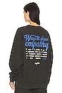 view 3 of 5 Ways To Show Empathy Crewneck in Charcoal