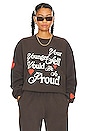 view 1 of 5 Proud Of You Crewneck in Charcoal