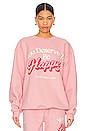 view 1 of 5 You Deserve It Crewneck in Pink