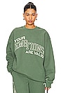 view 1 of 5 Your Emotions Are Valid Sweatshirt in Sage
