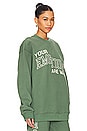 view 2 of 5 Your Emotions Are Valid Sweatshirt in Sage