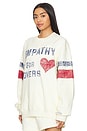 view 2 of 5 Empathy Is For Lovers Sweatshirt in Cream