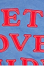 view 5 of 5 Let Love Guide You Hoodie in Blue