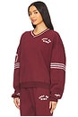 view 4 of 6 Just Be Fucking Kind Crewneck in Maroon