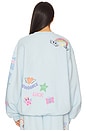 view 4 of 5 Angels All Around Sweatshirt in Blue