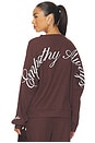 view 1 of 6 Empathy Always Waffle Crewneck in Brown
