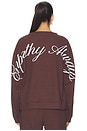 view 4 of 6 Empathy Always Waffle Crewneck in Brown