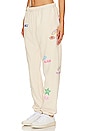 view 3 of 5 Angels All Around You Sweatpants in Cream