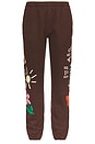 view 1 of 6 It's All Gonna Work Out Sweatpant in Brown