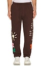 view 5 of 6 It's All Gonna Work Out Sweatpant in Brown