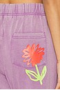 view 6 of 6 You Deserve Flowers Sweatpant in Vintage Purple