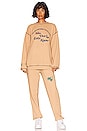 view 5 of 5 THE MAYFAIR ART CLUB You're the Inspiration Sweatpant in Tan