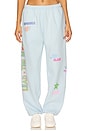view 1 of 6 Angels All Around Sweatpant in Blue