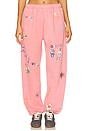 view 1 of 6 Somebody Loves You Sweatpant in Pink
