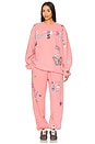 view 5 of 6 Somebody Loves You Sweatpant in Pink