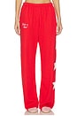 view 2 of 6 You're A Star Wide Leg Sweatpants in Red