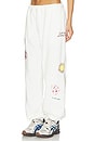 view 3 of 6 PANTALÓN DEPORTIVO SWEATPANT in Cream