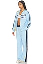 view 6 of 6 Mayfair Athletic Dept. Wide Leg Sweatpant in Light Blue