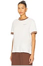 view 3 of 6 You Are Enough Fitted Tee in White