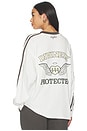 view 1 of 5 Divinely Protected Long Sleeve Tee in White
