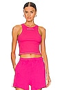 view 1 of 4 PRIDE Cropped Tank in Pink