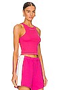 view 2 of 4 PRIDE Cropped Tank in Pink