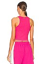 view 3 of 4 PRIDE Cropped Tank in Pink