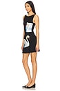 view 3 of 4 Swan Mini Dress in Black