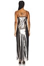 view 3 of 3 Estelle Slip Dress in Silver