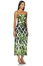 view 2 of 3 VESTIDO ELISA in Leafy Rose Trellis