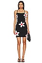 view 1 of 3 Daisy Dress in Black, White & Red