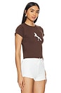 view 2 of 4 X Revolve Equestrian Tee in Brown