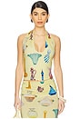 view 1 of 4 Vase Halter Top in Yellow