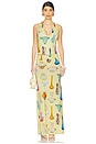 view 4 of 4 Vase Halter Top in Yellow
