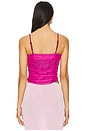 view 4 of 6 Jolie Corset Top in Fuchsia
